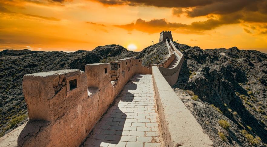 Descubren "bombas de piedra" en la Gran Muralla China