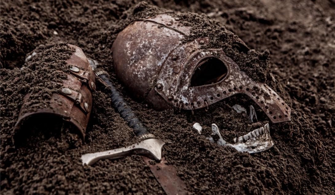 Descubren en Alemania la tumba intacta de un guerrero de la Edad Media-0